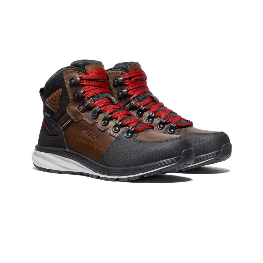 Men's Red Hook Waterproof Boot (Soft Toe) | Tobacco/Black