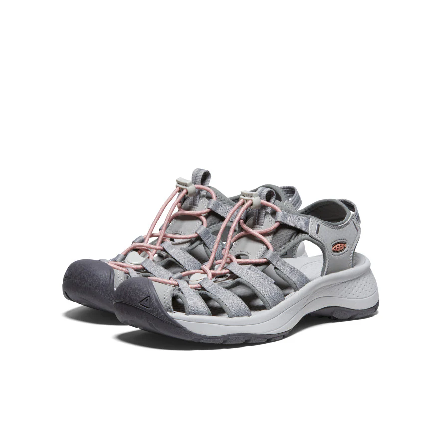 Women's Astoria West Sandal | Grey/Coral