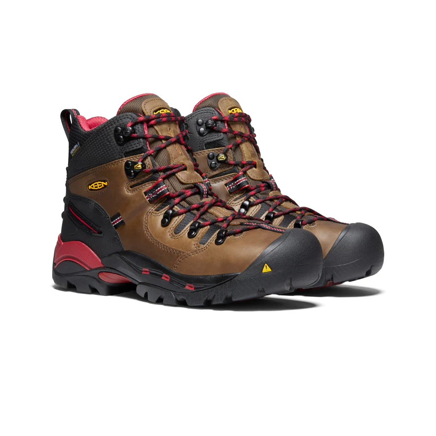 Men's Pittsburgh 6 Waterproof Boot (Steel Toe) | Bison