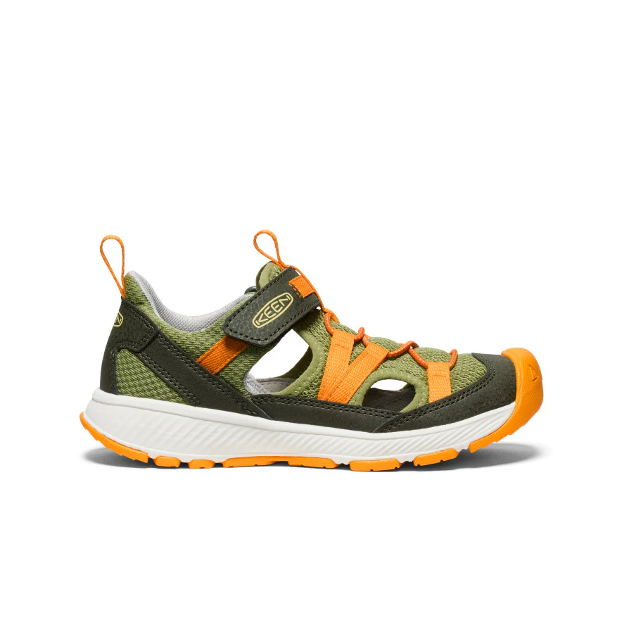 Big Kids' Motozoa Sandal | Forest Night/Bright Marigold