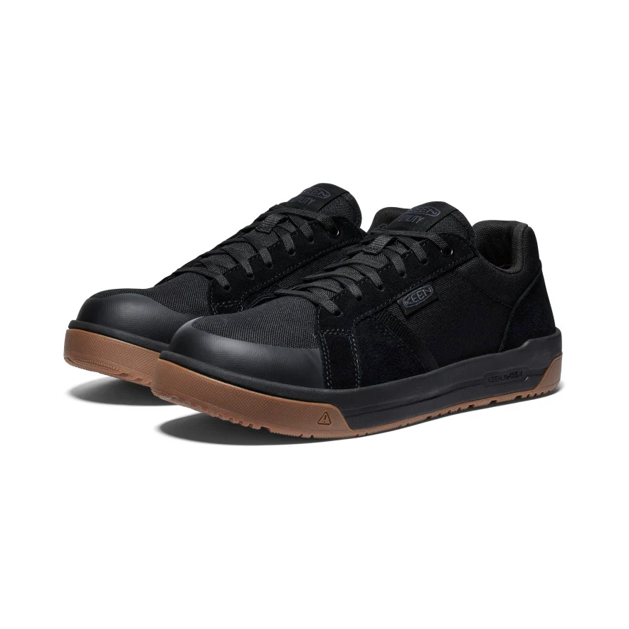 Men's Kenton Work Shoe (Carbon Toe) | Black/Gum