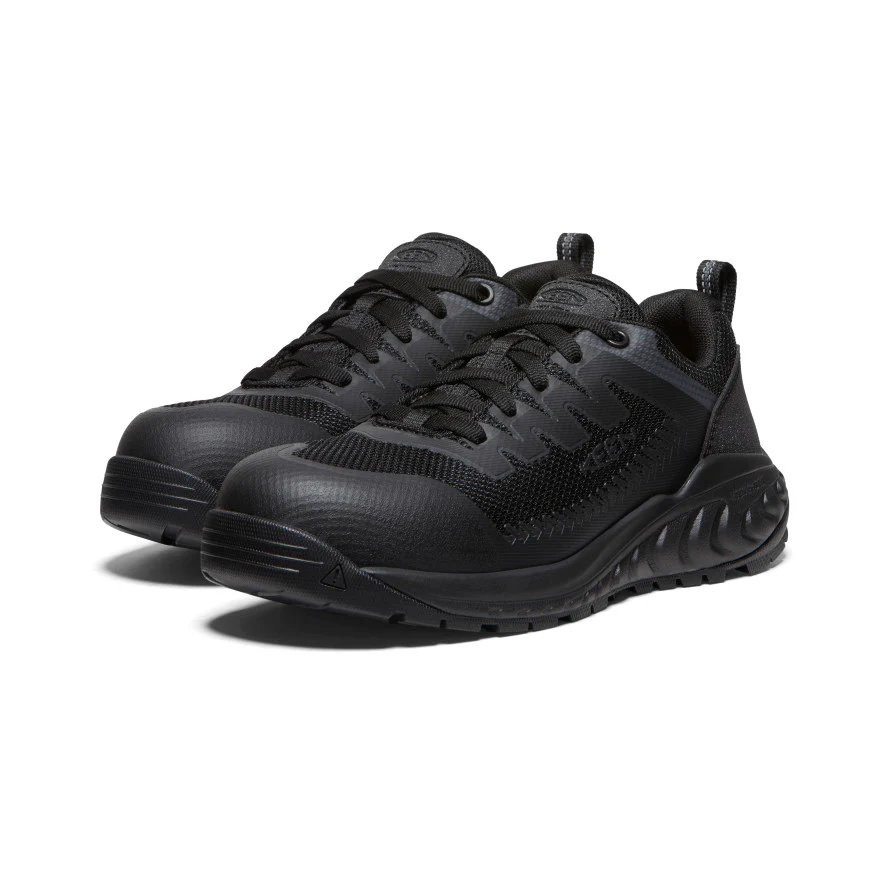 Women's Arvada Work Sneaker (Carbon Toe) | Black/Black