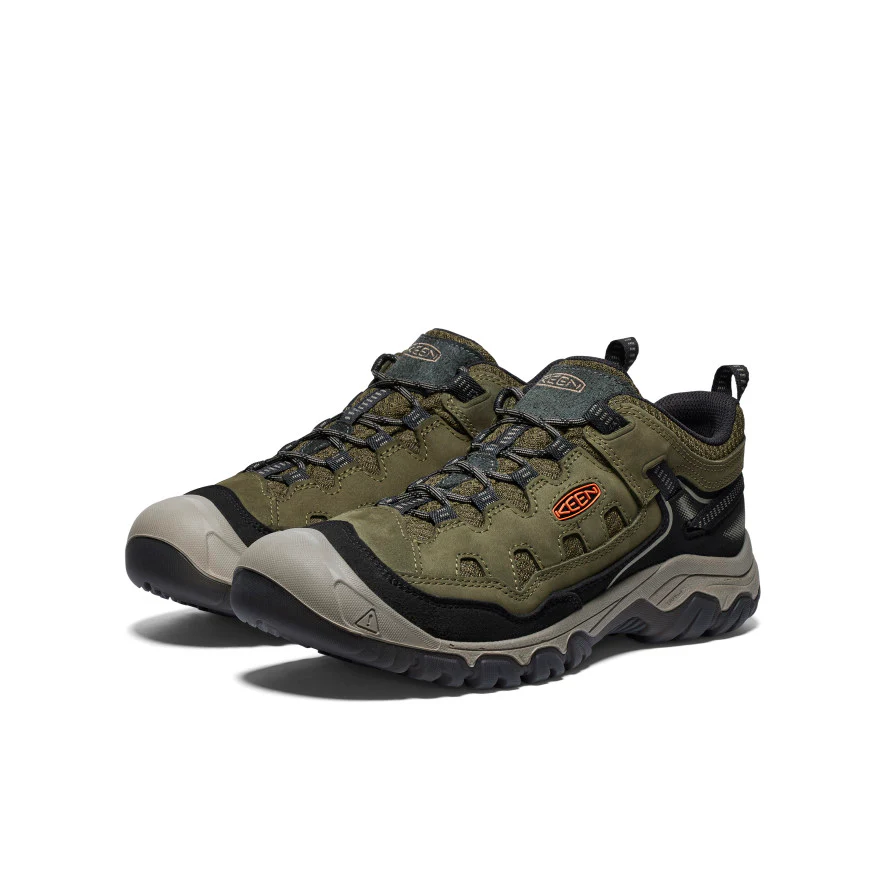 Men's Targhee IV Vented Hiking Shoe | Dark Olive/Gold Flame