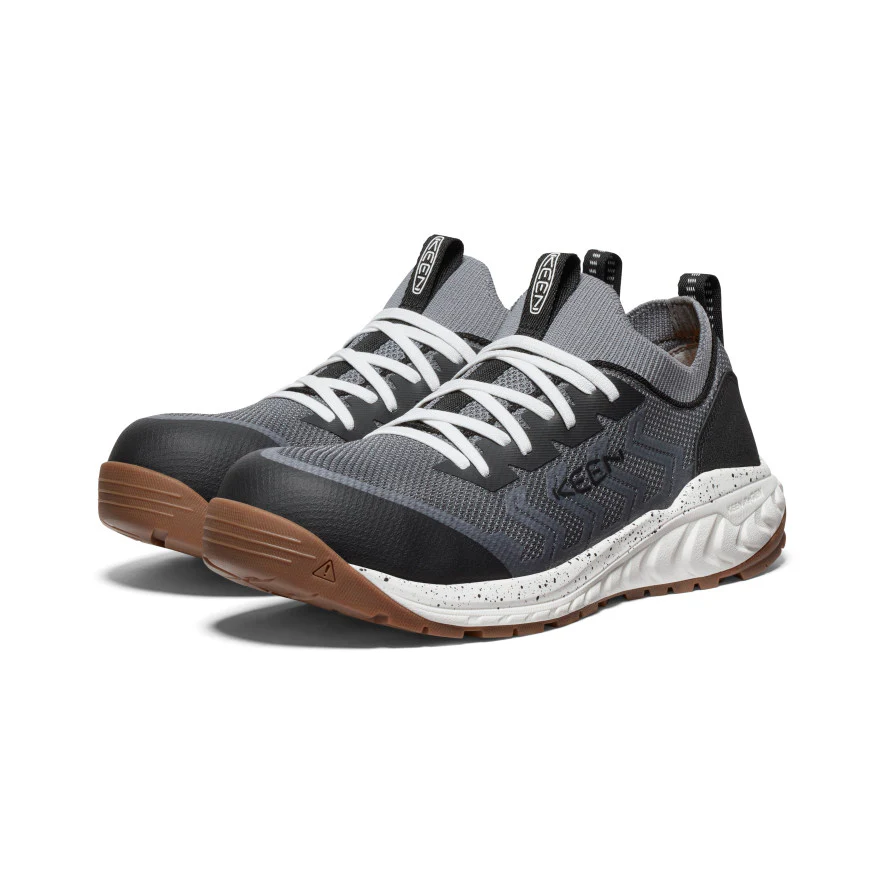 Men's Arvada Shift Work Sneaker (Carbon Toe) | Steel Grey/Gum