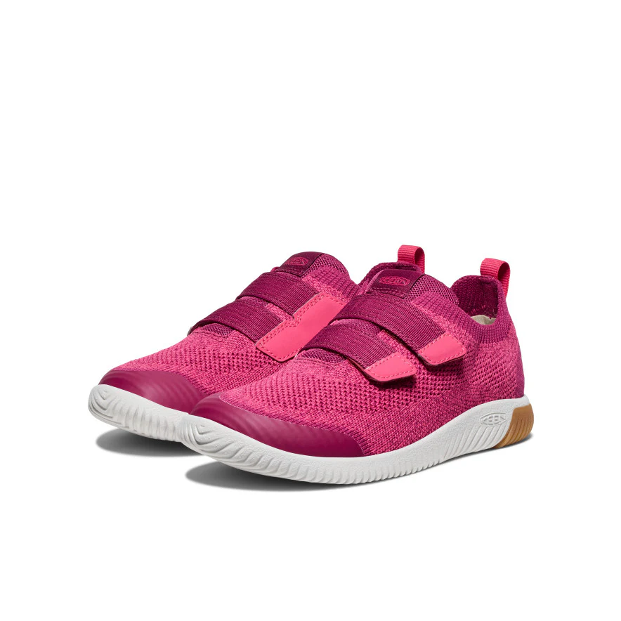 Big Kids' KNX Knit Double Strap | Beaujolais/Raspberry
