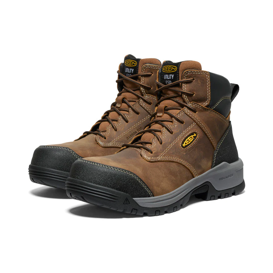Men's Evanston 6 ESD Boot (Carbon Toe) | Bison/Black
