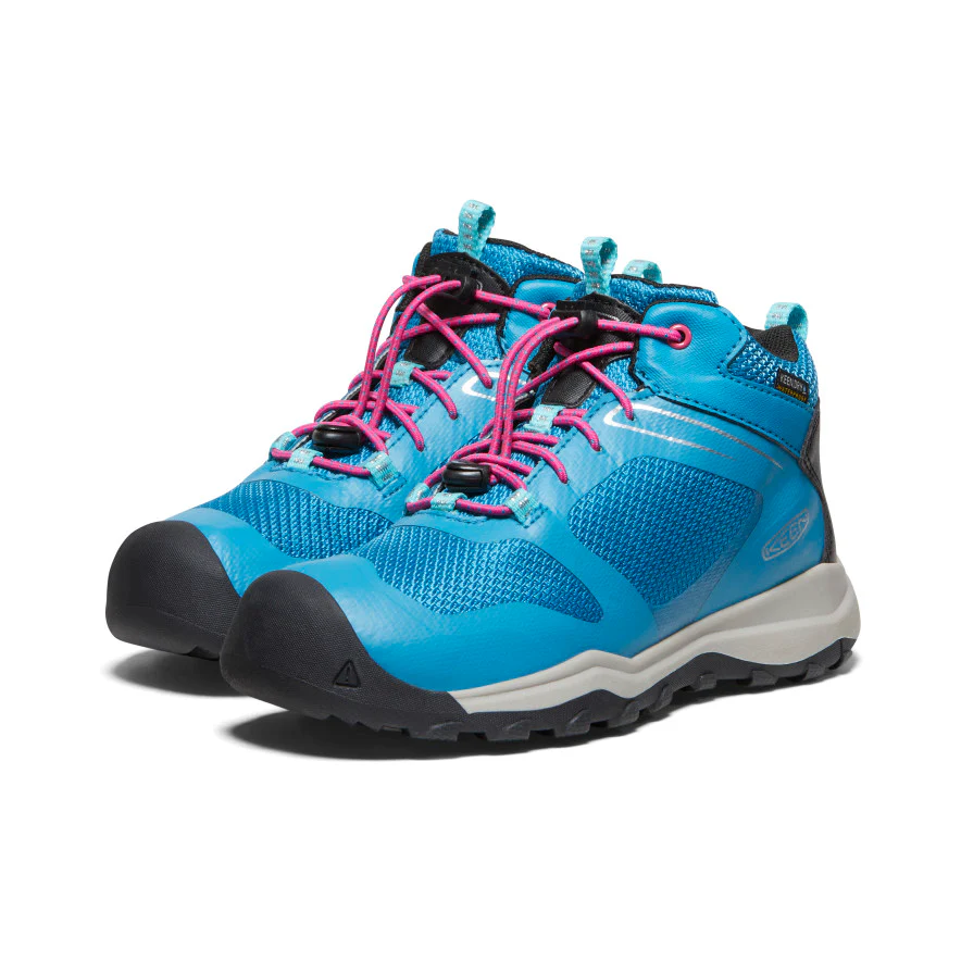 Big Kids' Wanduro Waterproof Boot | Fjord Blue/Fuchsia Purple