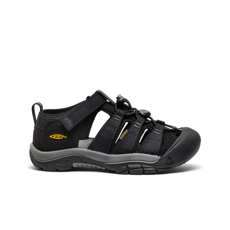 Big Kids' Newport H2 | Black/KEEN Yellow