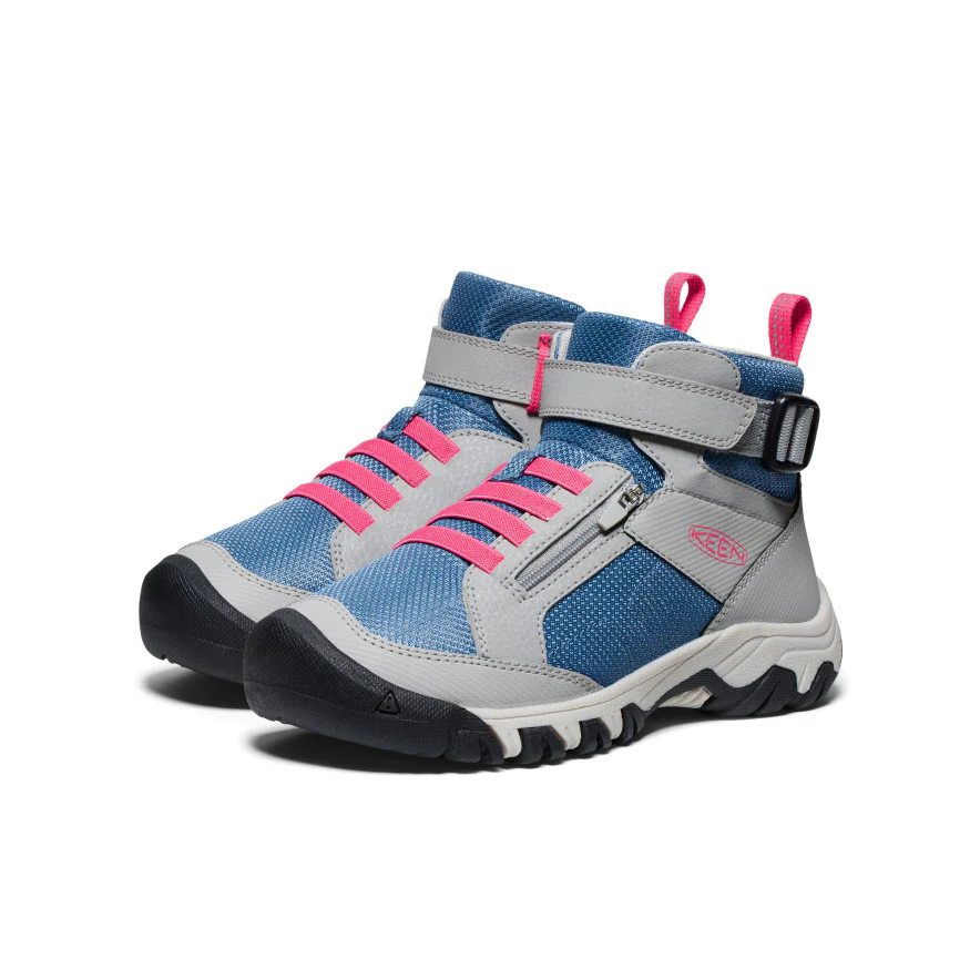 Big Kids' Targhee Boundless Hiking Boot | Alloy/Rouge Red