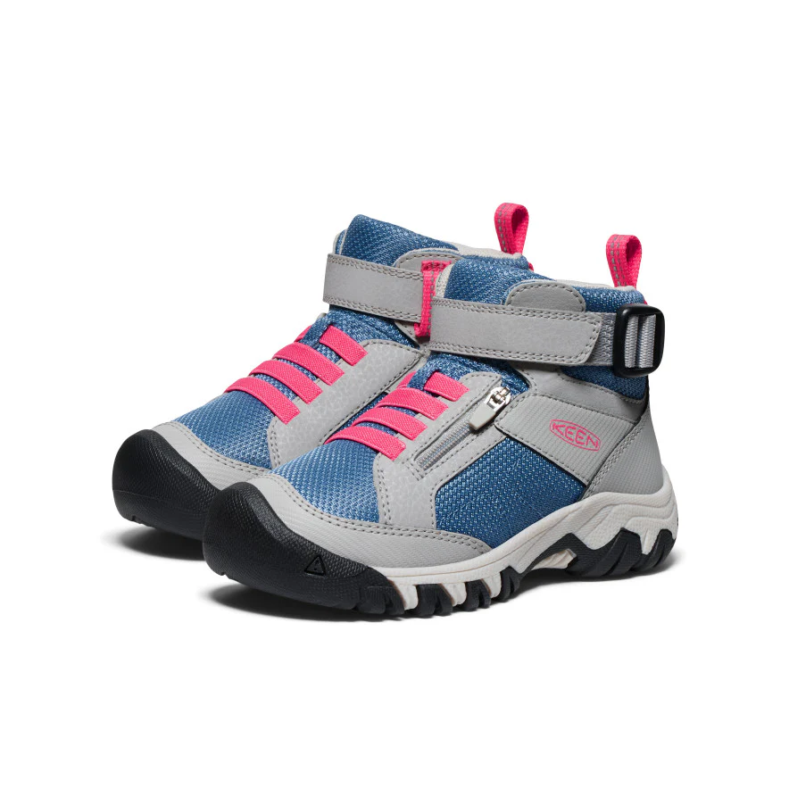 Little Kids' Targhee Boundless Hiking Boot | Alloy/Rouge Red