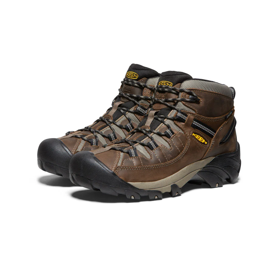 Men's Targhee II Mid Waterproof Hiking Boots | Shitake/Brindle