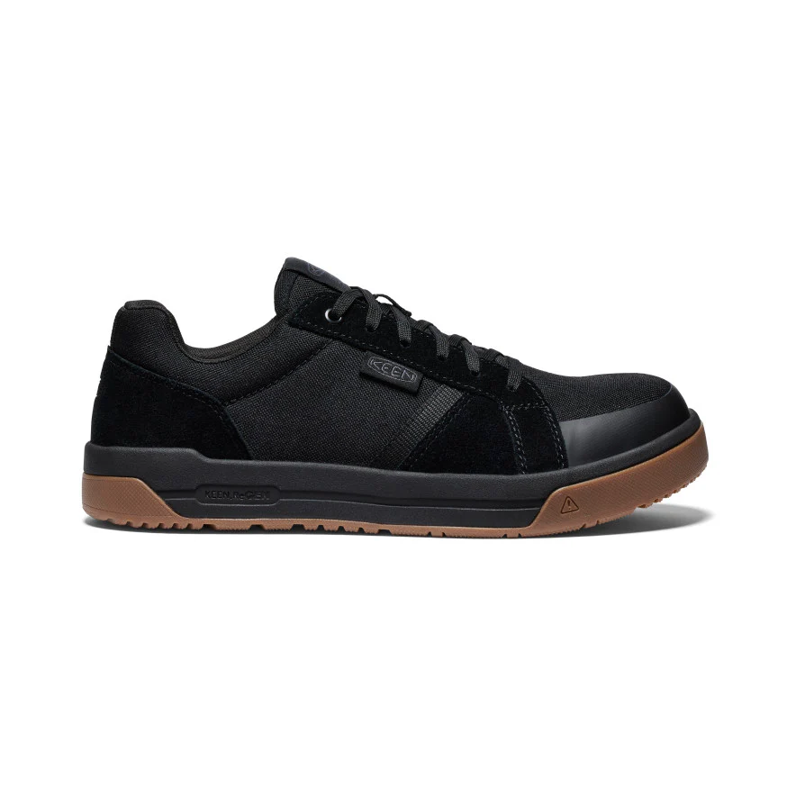 Men's Kenton Work Shoe (Carbon Toe) | Black/Gum