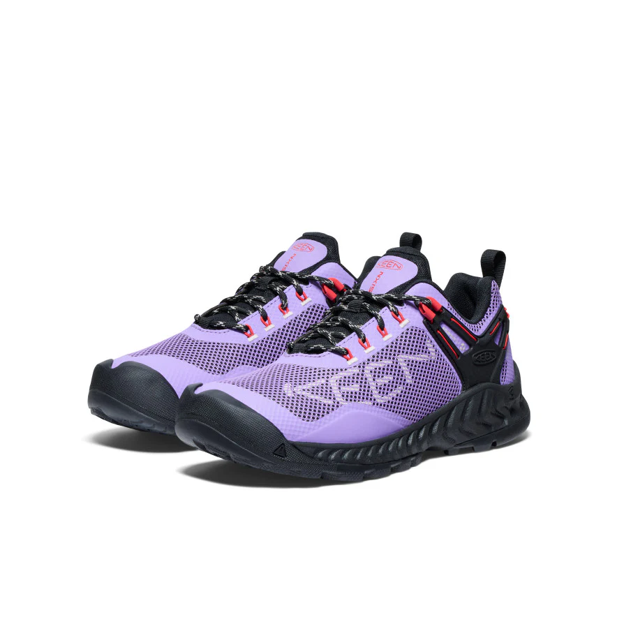 Women's NXIS EVO Waterproof Shoe | Paisley Purple/Poppy Red