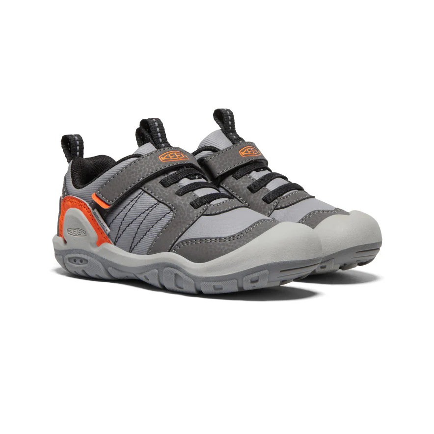 Little Kids' Knotch Peak Sneaker | Magnet/Safety Orange