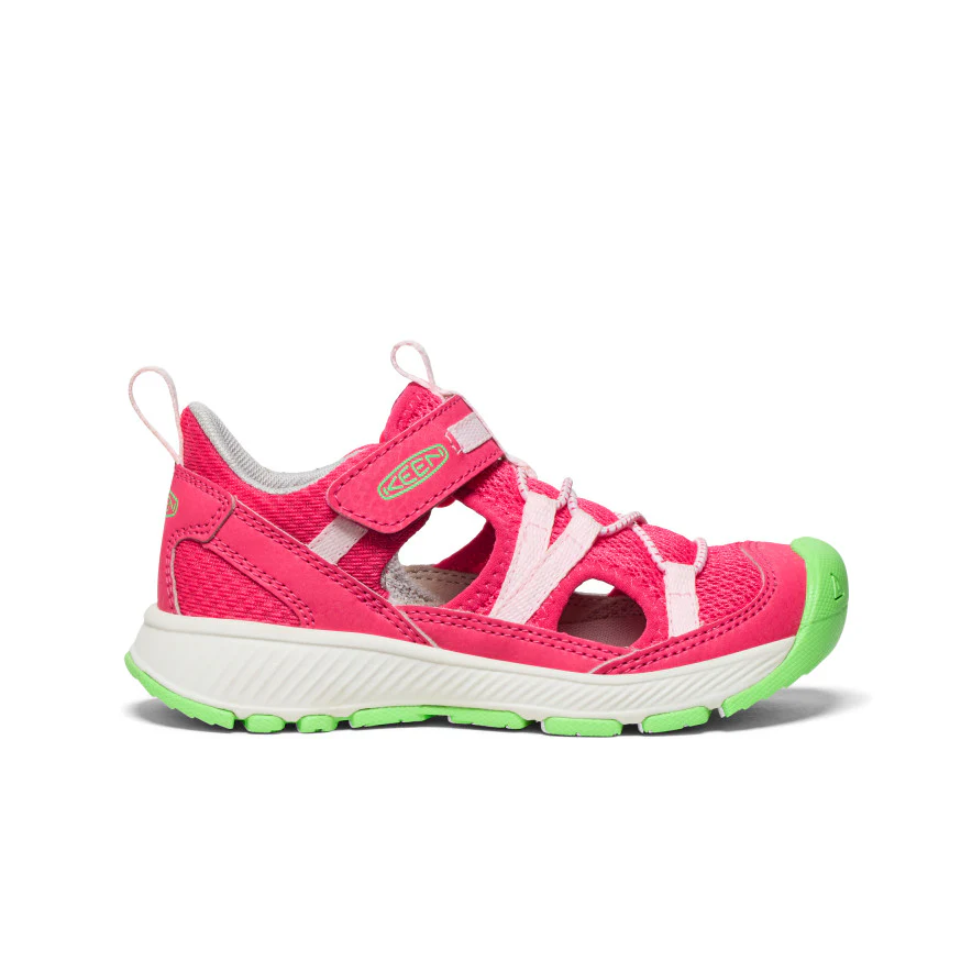Little Kids' Motozoa Sandal | Raspberry/Giggle Pink