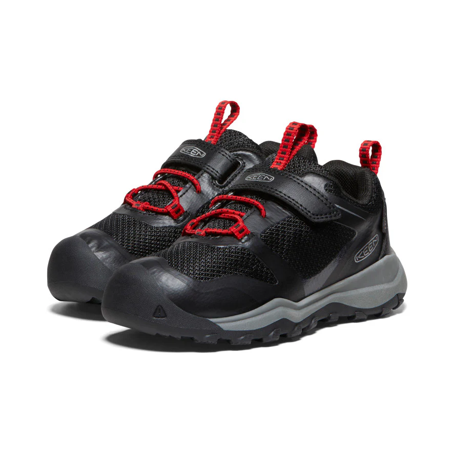 Little Kids' Wanduro Waterproof Shoe | Black/Ribbon Red