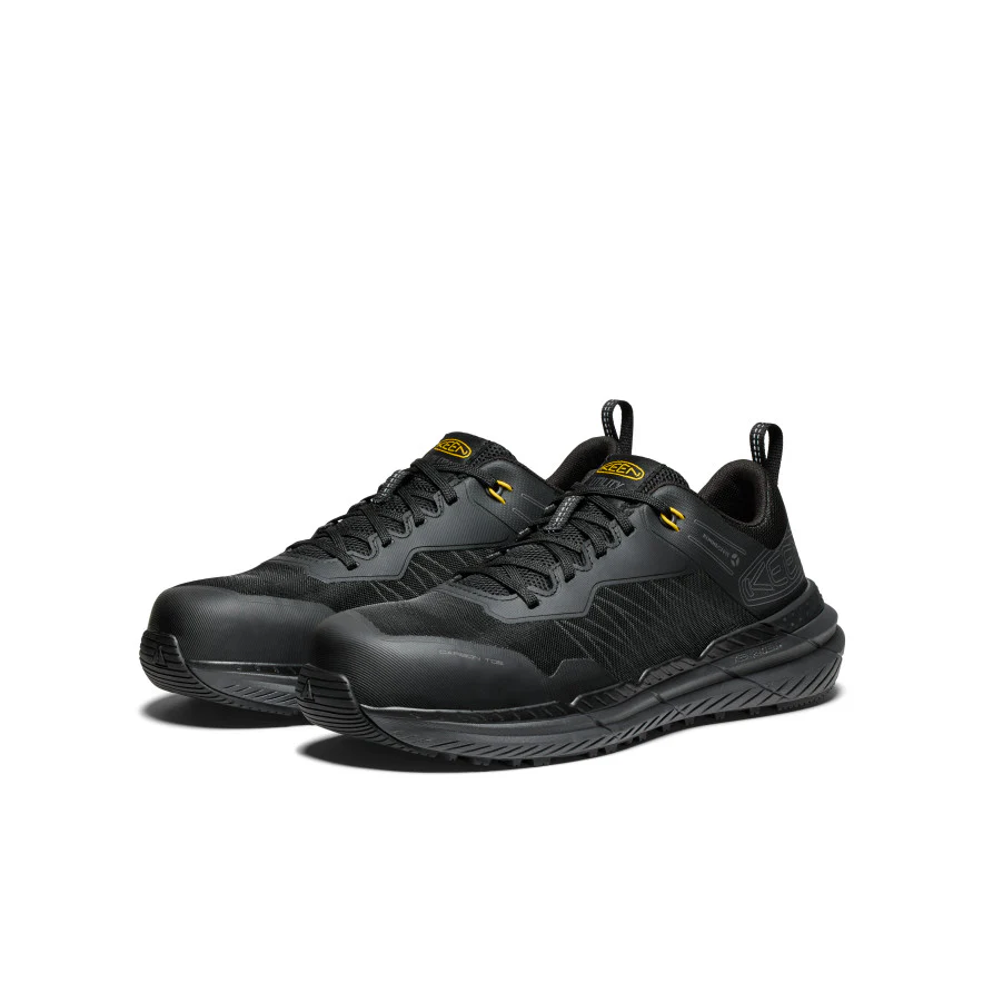 Men's Speedworks Work Sneaker (Carbon Toe) | Black/Steel Grey
