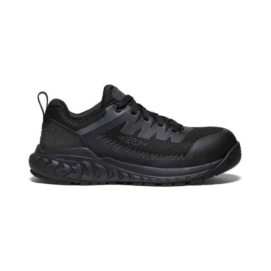 Women's Arvada Work Sneaker (Carbon Toe) | Black/Black