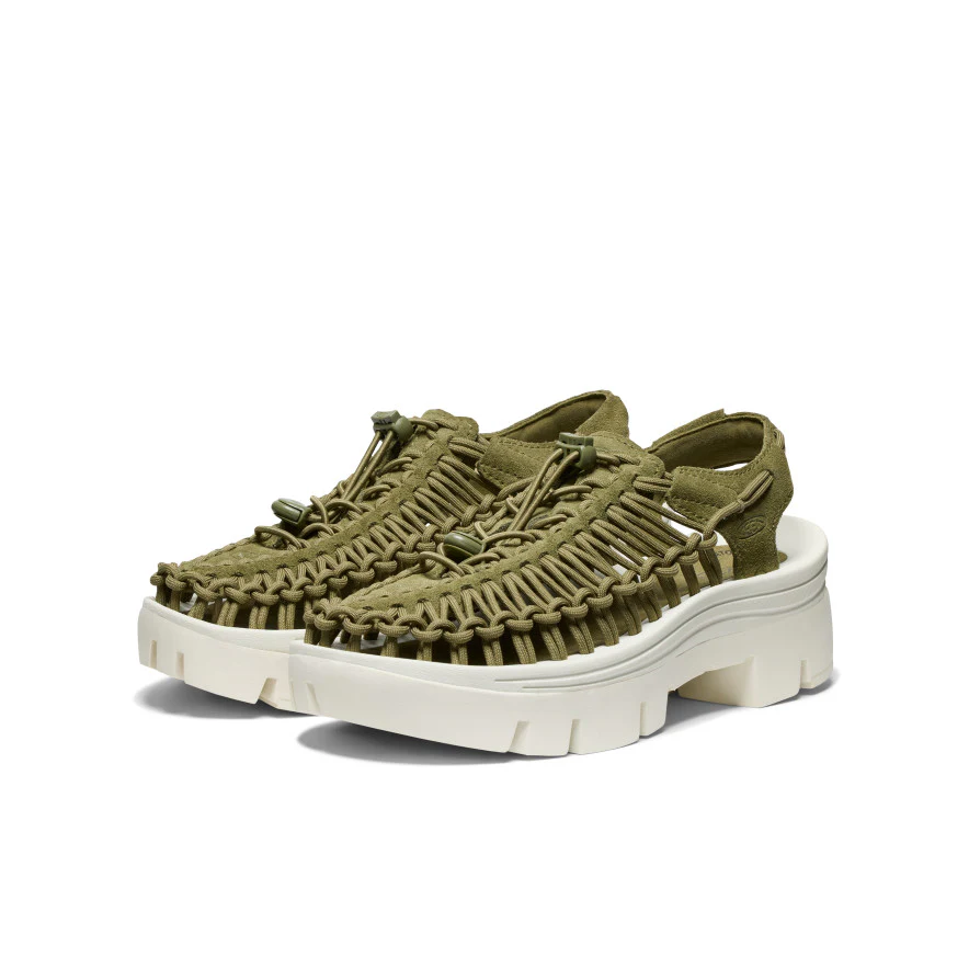 All Gender UNEEK PLT Sneaker | Martini Olive/Star White