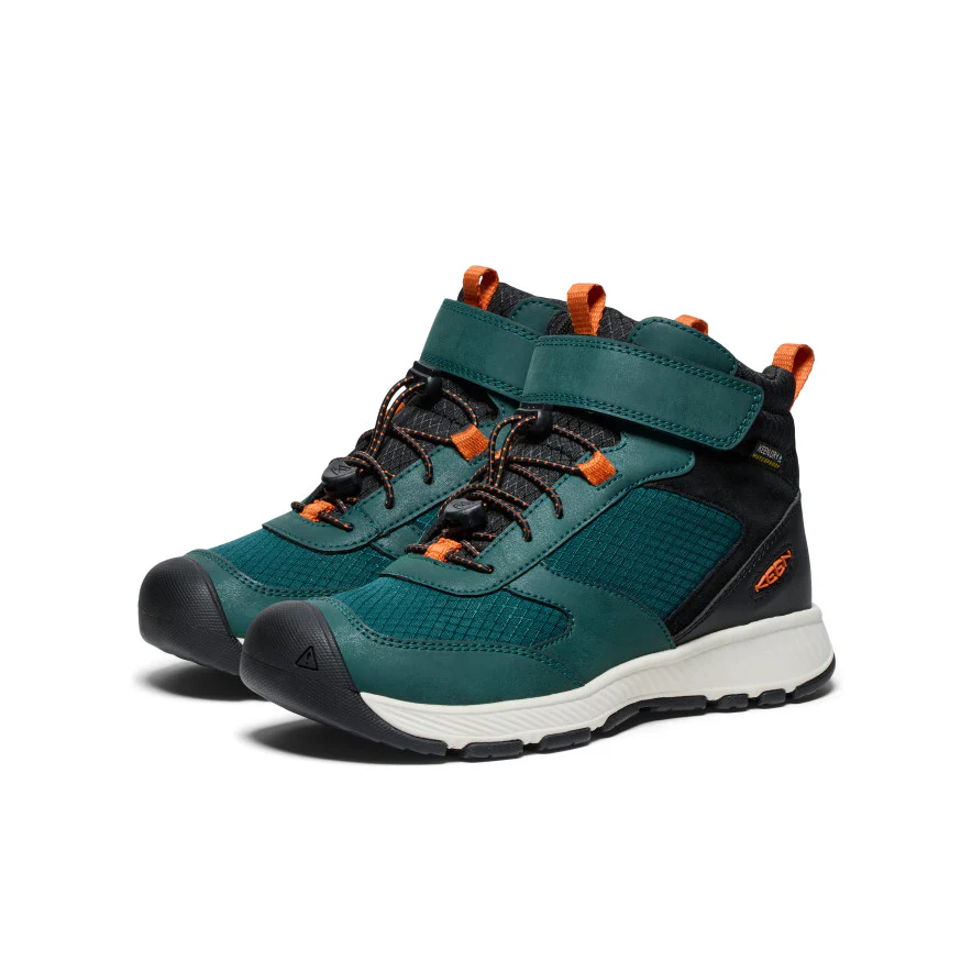 Big Kids' Skua Waterproof Boot | Ponderosa Pine/Gold Flame