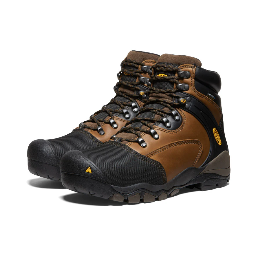 Men's Louisville 6 MET Waterproof Boot (Steel Toe) | Slate Black