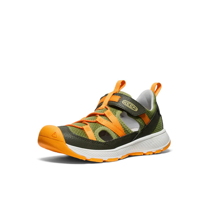 Big Kids' Motozoa Sandal | Forest Night/Bright Marigold