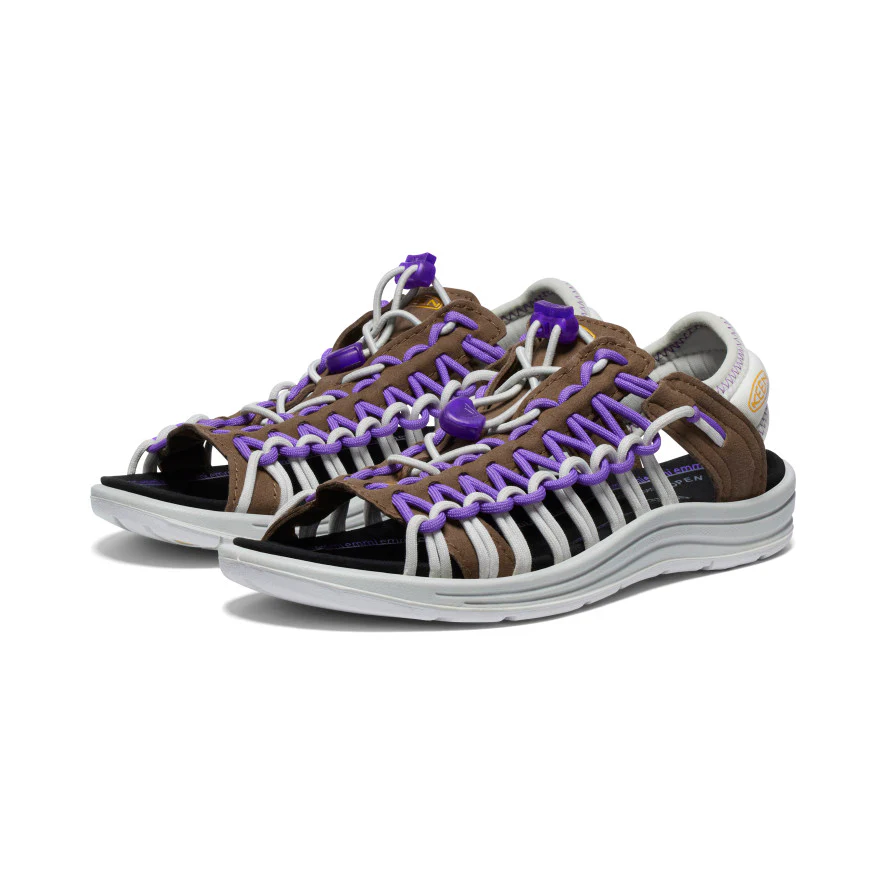 Women's UNEEK II Open Toe x emmi | Dark Earth/Tillandsia Purple