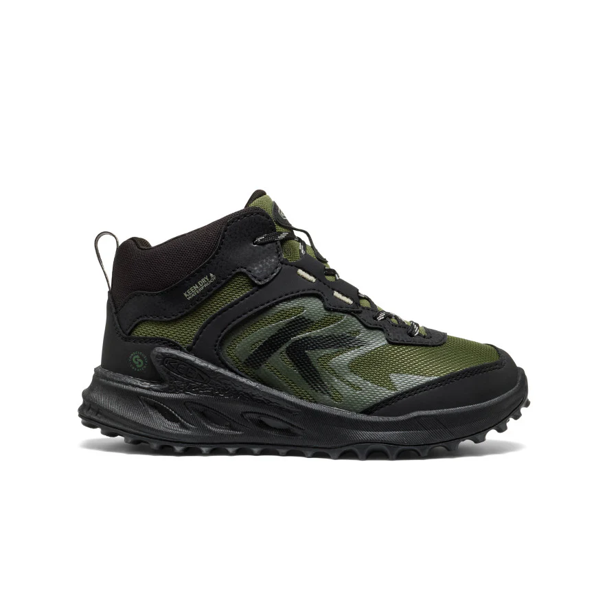 Big Kids' Zionic Waterproof Boot | Black/Bronze Green