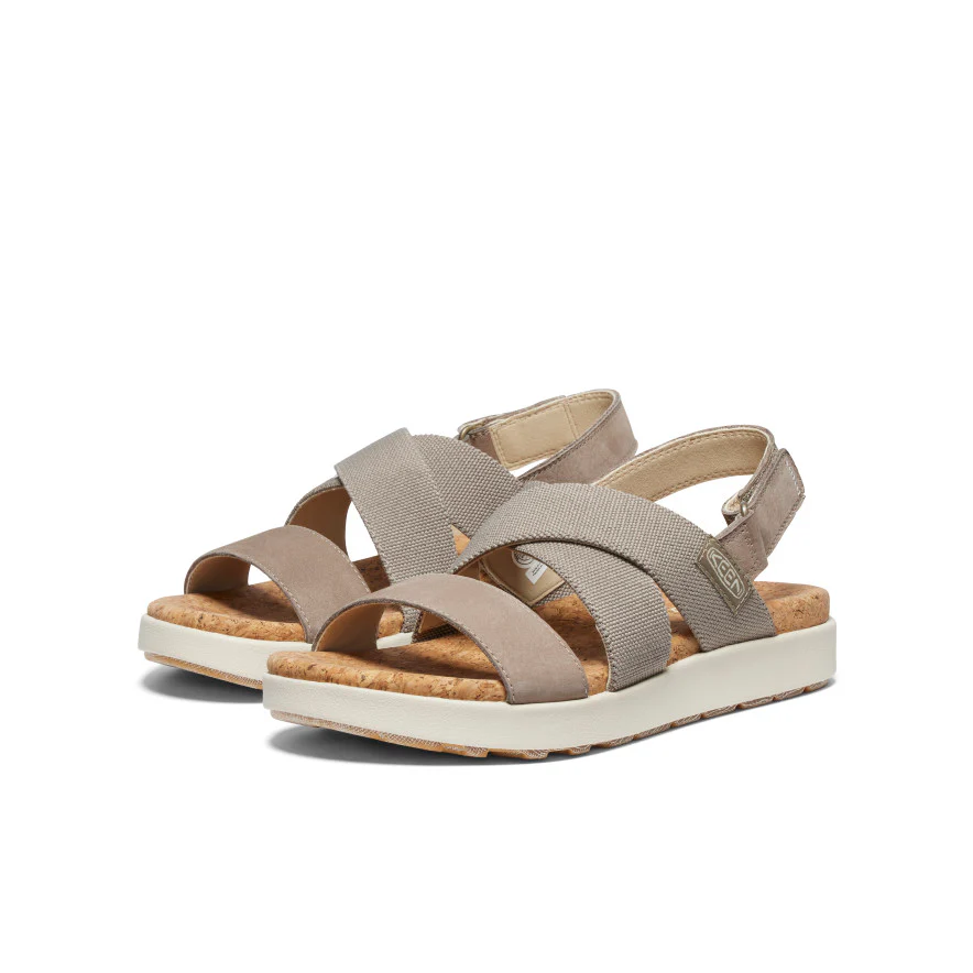 Women's Elle Criss Cross Sandal | Brindle/Birch