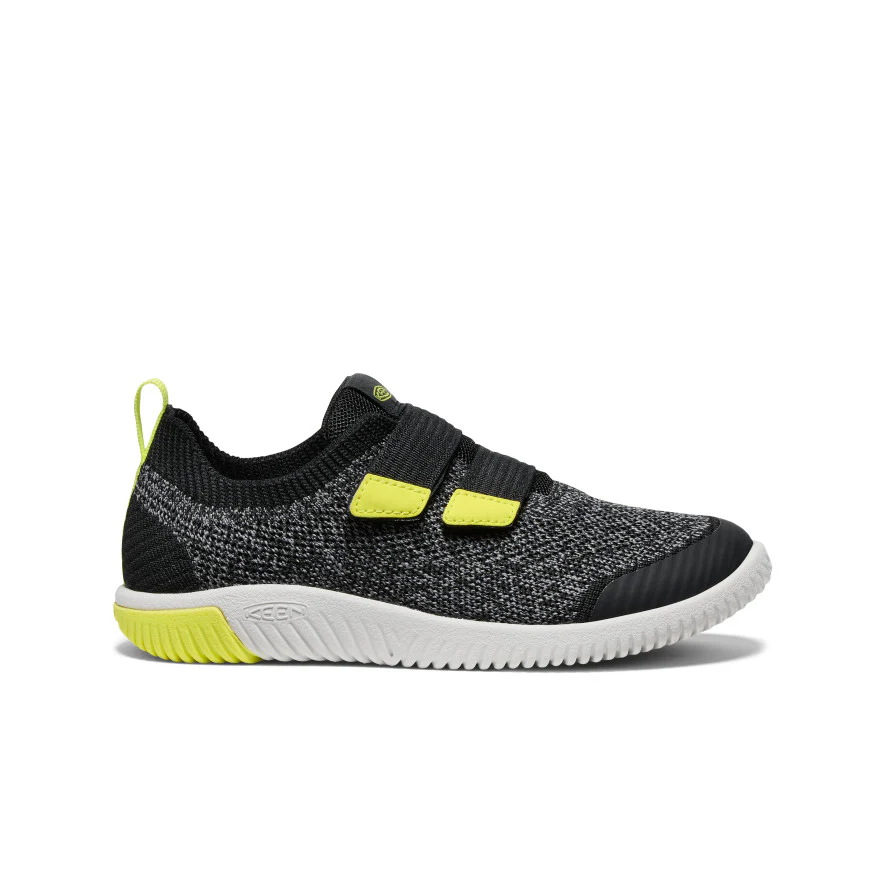 Big Kids' KNX Knit Double Strap | Black/Evening Primrose