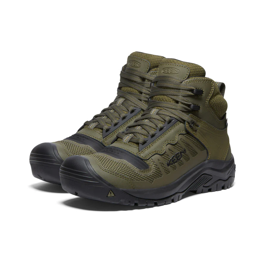 Men's Reno Waterproof Mid (Soft Toe) | Dark Olive/Black