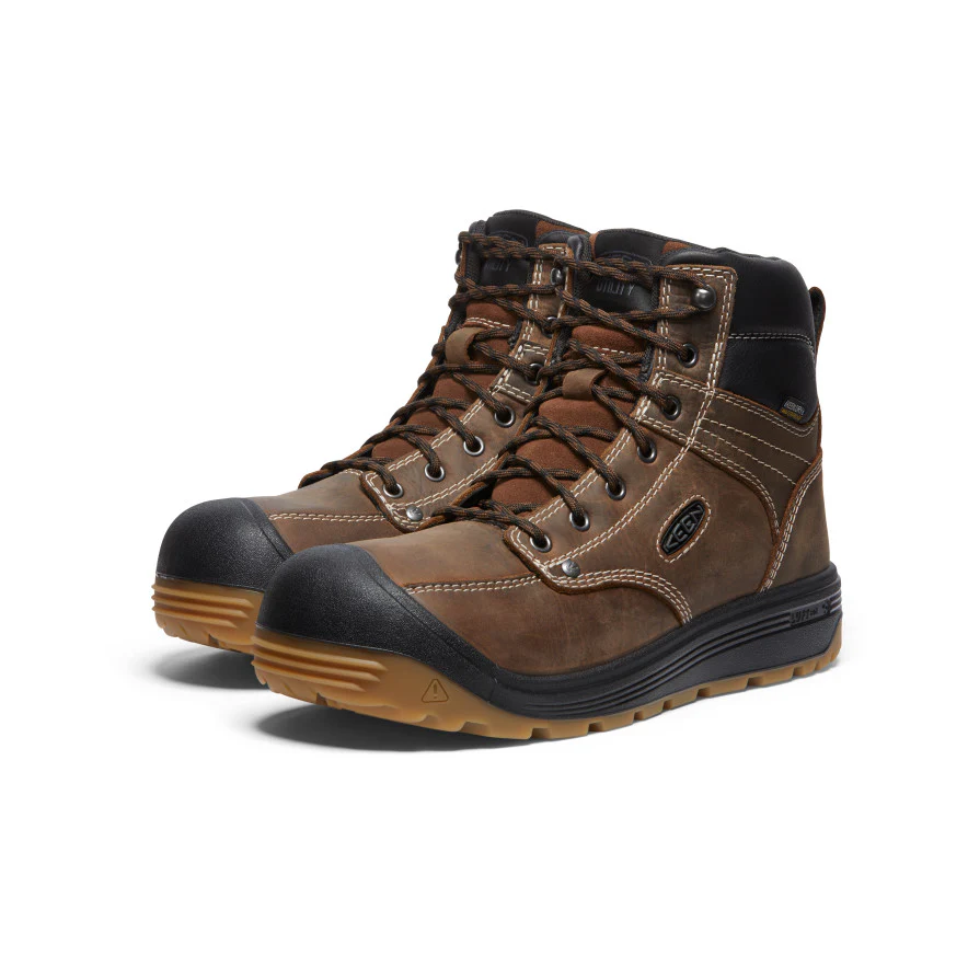 Men's Fort Wayne 6 Waterproof (Soft Toe) | Dark Earth/Gum