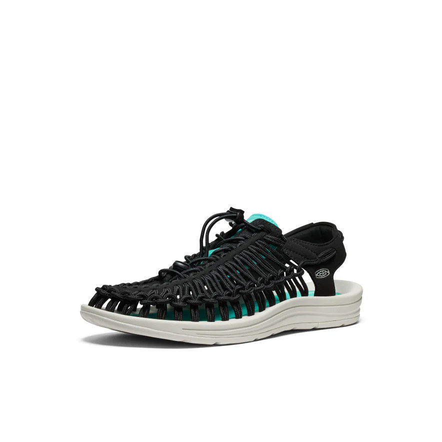 Men's UNEEK Sneaker | Black/Bright Aqua