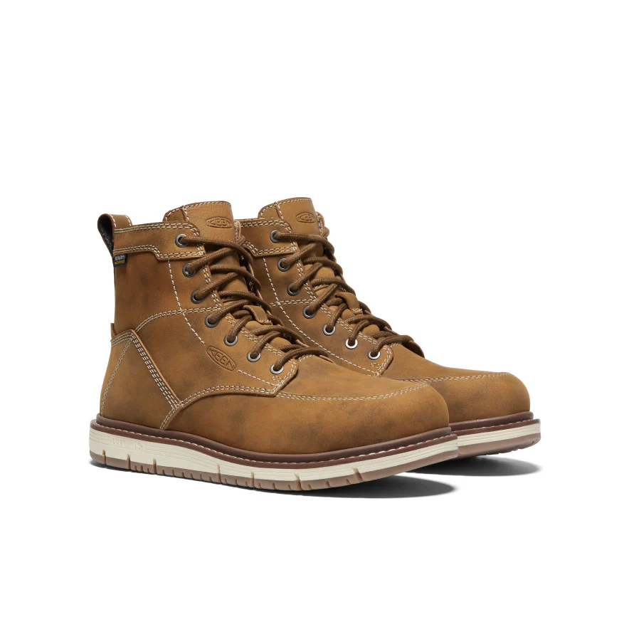 Women's San Jose 6 Waterproof Boot (Aluminum Toe) | Almond/Gum