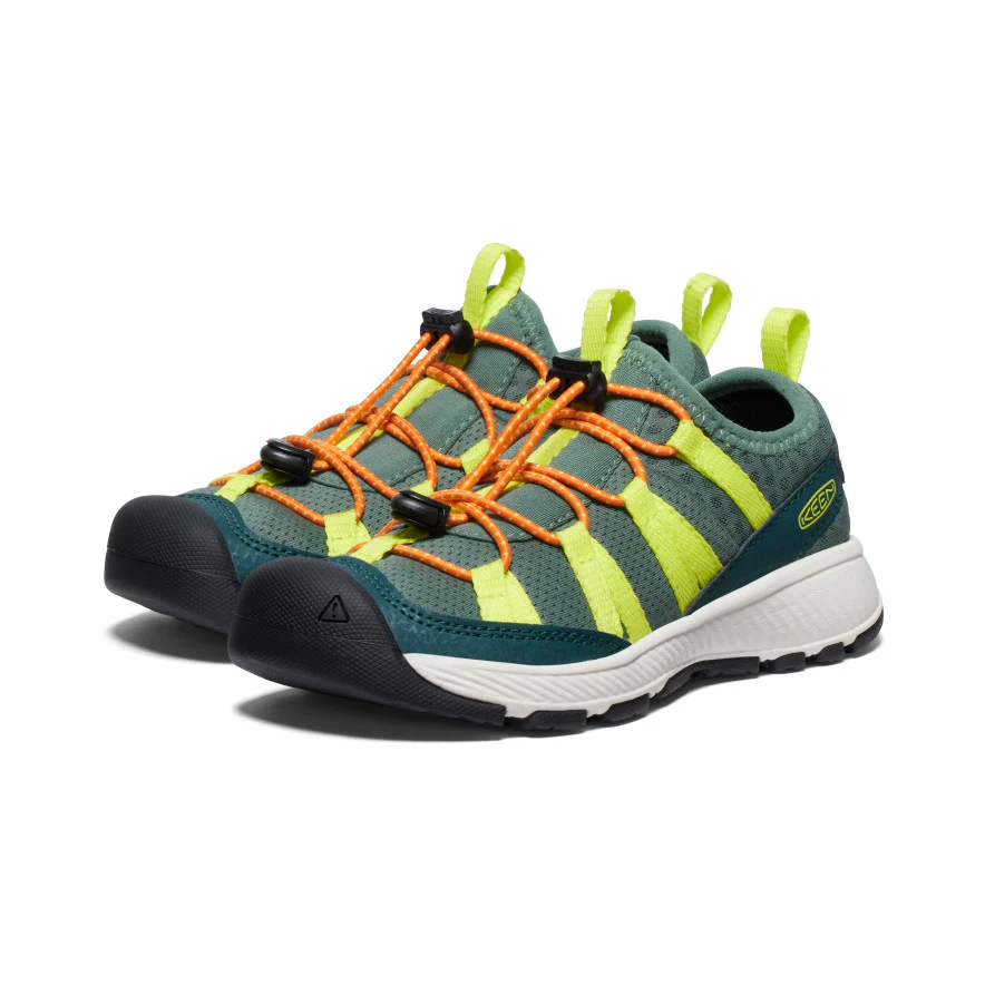 Little Kids' Motozoa Sneaker | Sea Moss/Scarlet Ibis