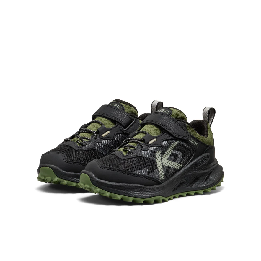 Little Kids' Zionic Waterproof Shoe | Black/Bronze Green
