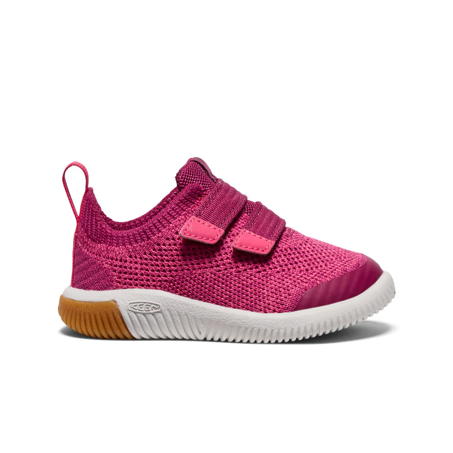 Toddlers' KNX Knit Double Strap | Beaujolais/Raspberry