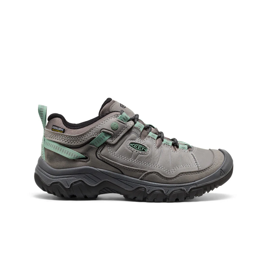 Women's Targhee IV Waterproof Hiking Shoe | Alloy/Granite Green