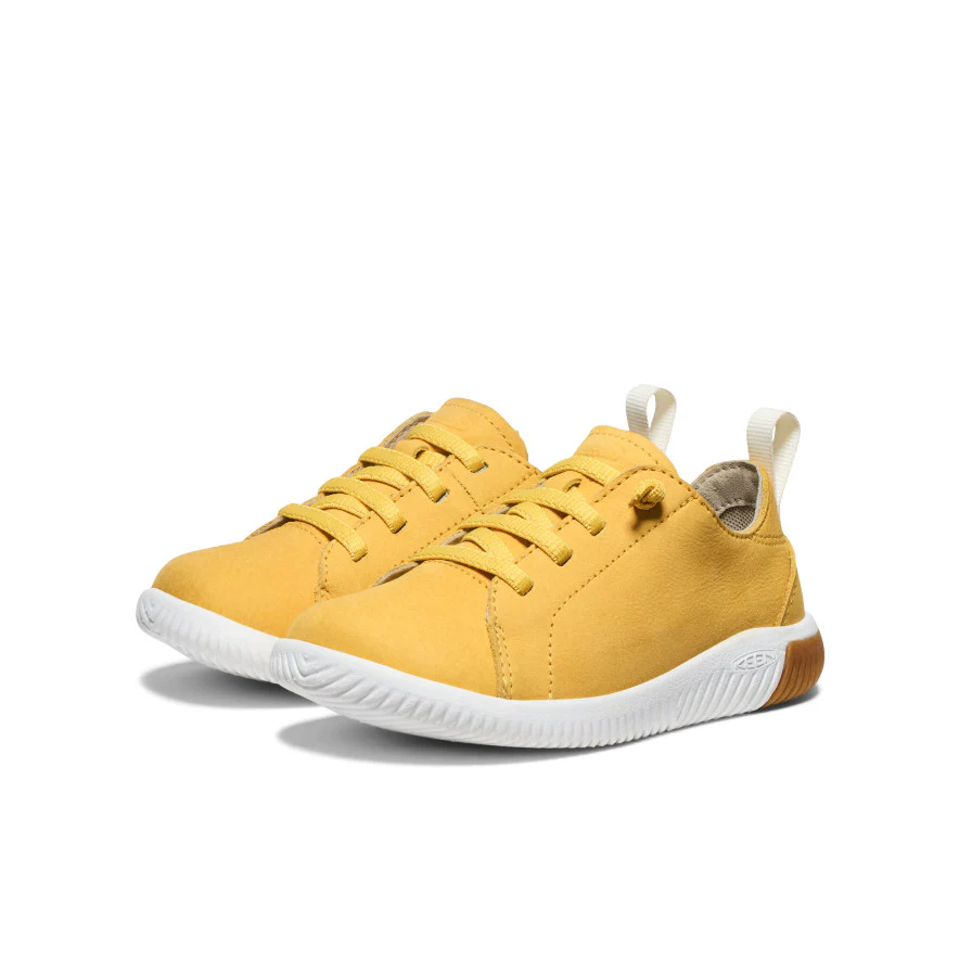 Little Kids' KNX Leather Sneaker | Daffodil/Star White