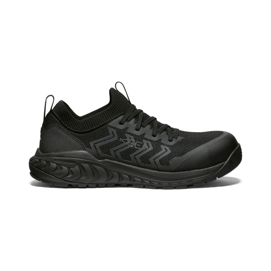 Men's Arvada Shift Work Sneaker (Carbon Toe) | Black/Black