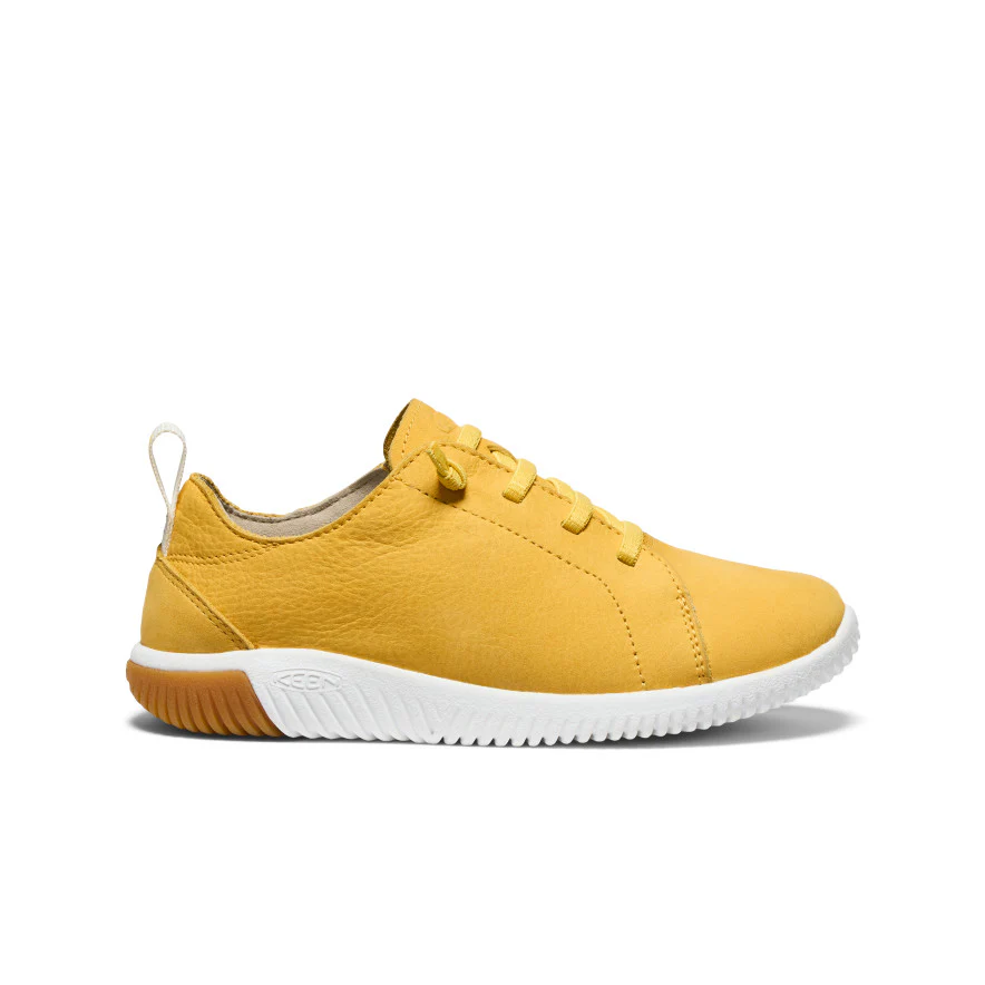 Big Kids' KNX Leather Sneaker | Daffodil/Star White