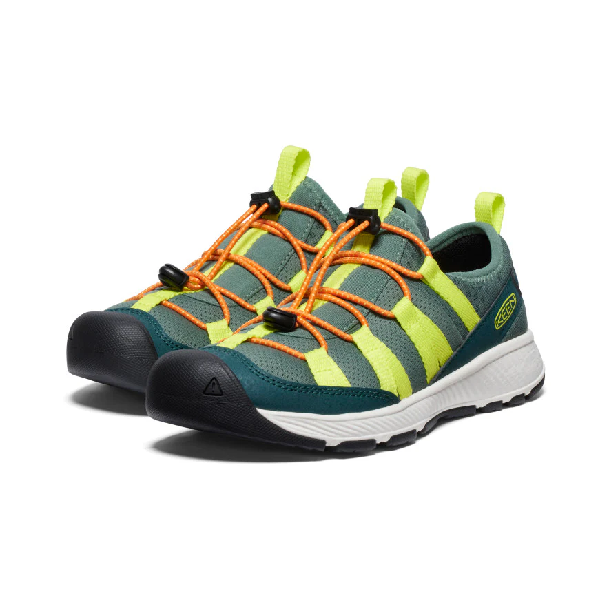 Big Kids' Motozoa Sneaker | Sea Moss/Scarlet Ibis
