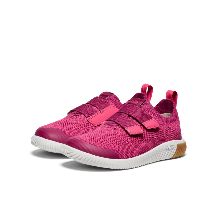 Little Kids' KNX Knit Double Strap | Beaujolais/Raspberry