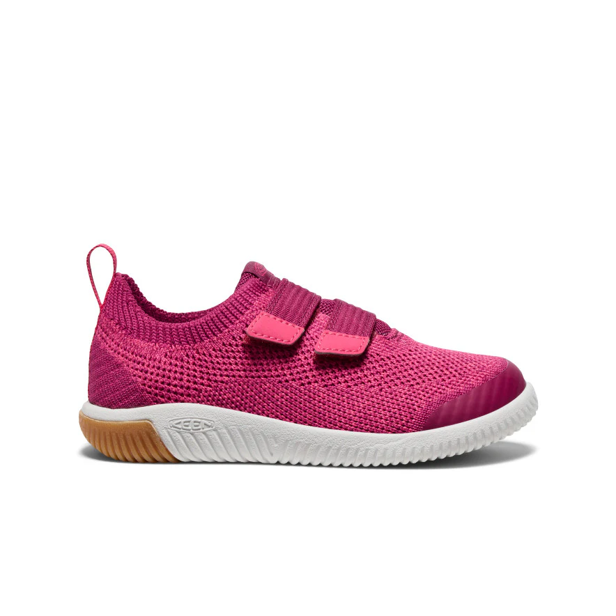 Little Kids' KNX Knit Double Strap | Beaujolais/Raspberry