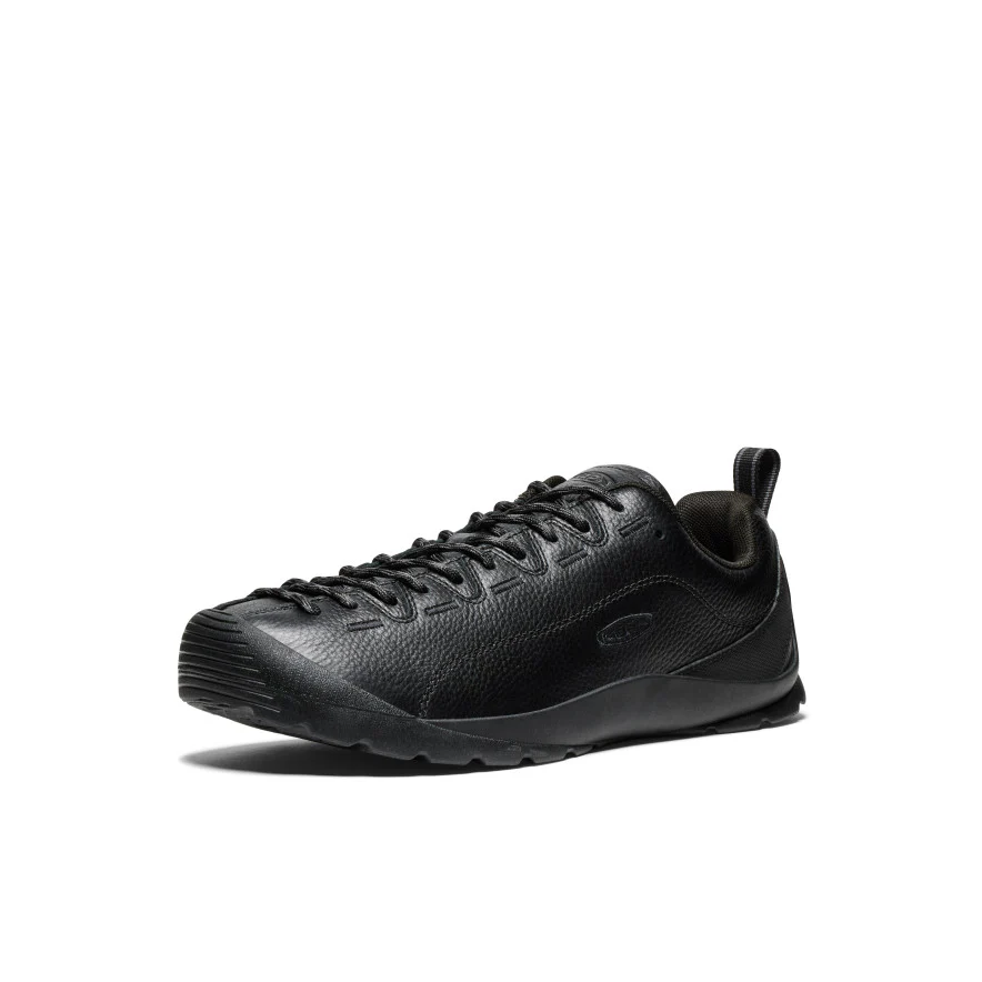 Men's Jasper Sneaker | Black Smooth Leather