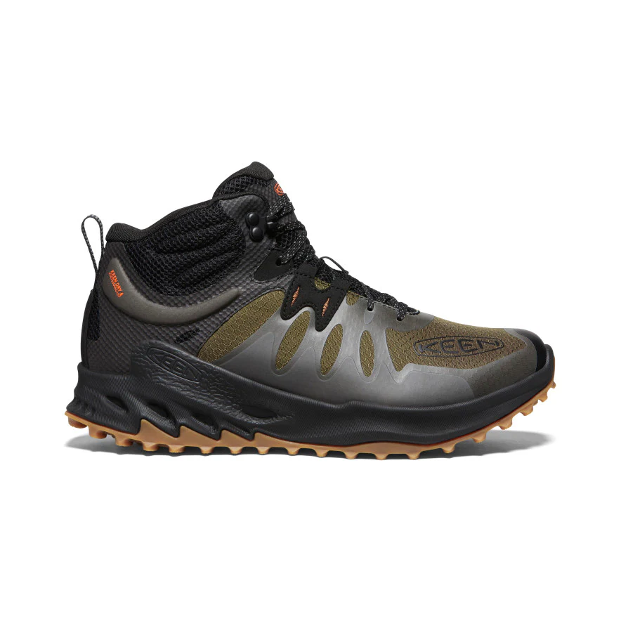 Men's Zionic Waterproof Hiking Boot | Dark Olive/Scarlet Ibis