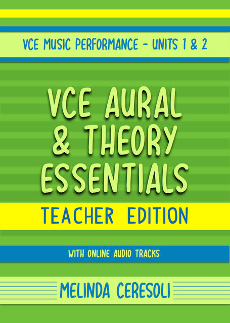 VCE Music Performance, Aural & Theory Essentials, Student Workbook, Un