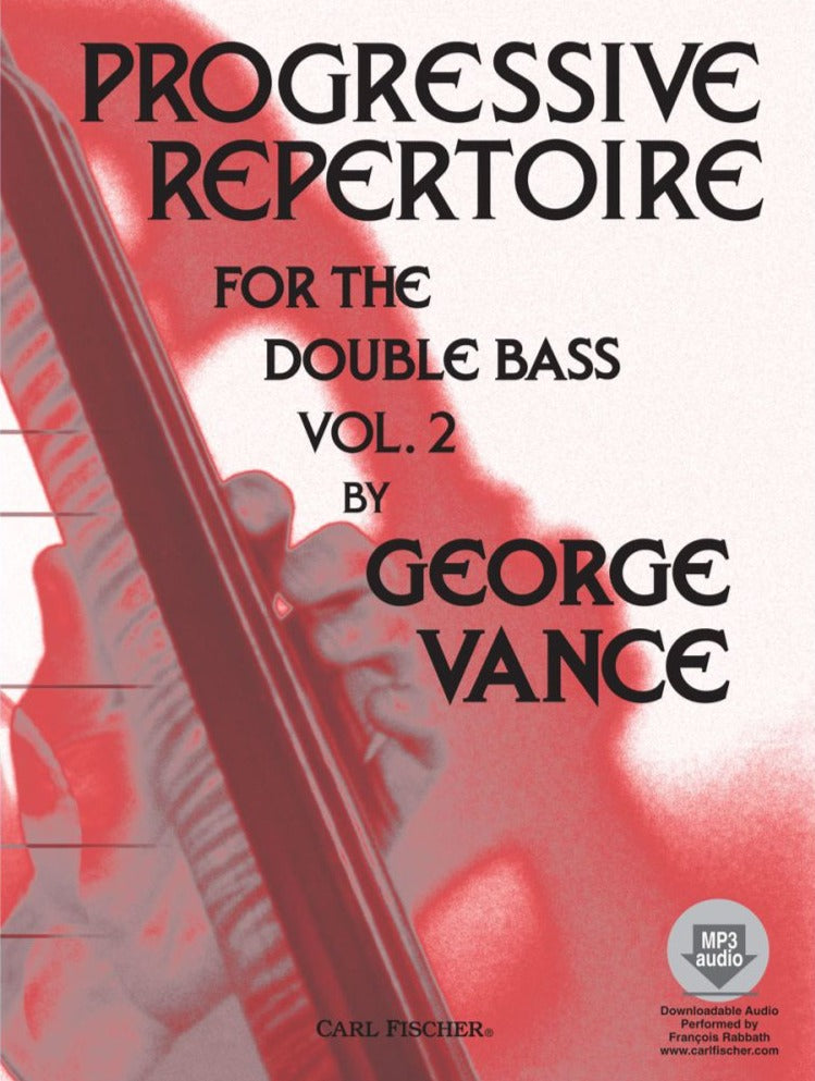 Progressive Repertoire for the Double Bass, Vol. 3 (Piano Accompanimen