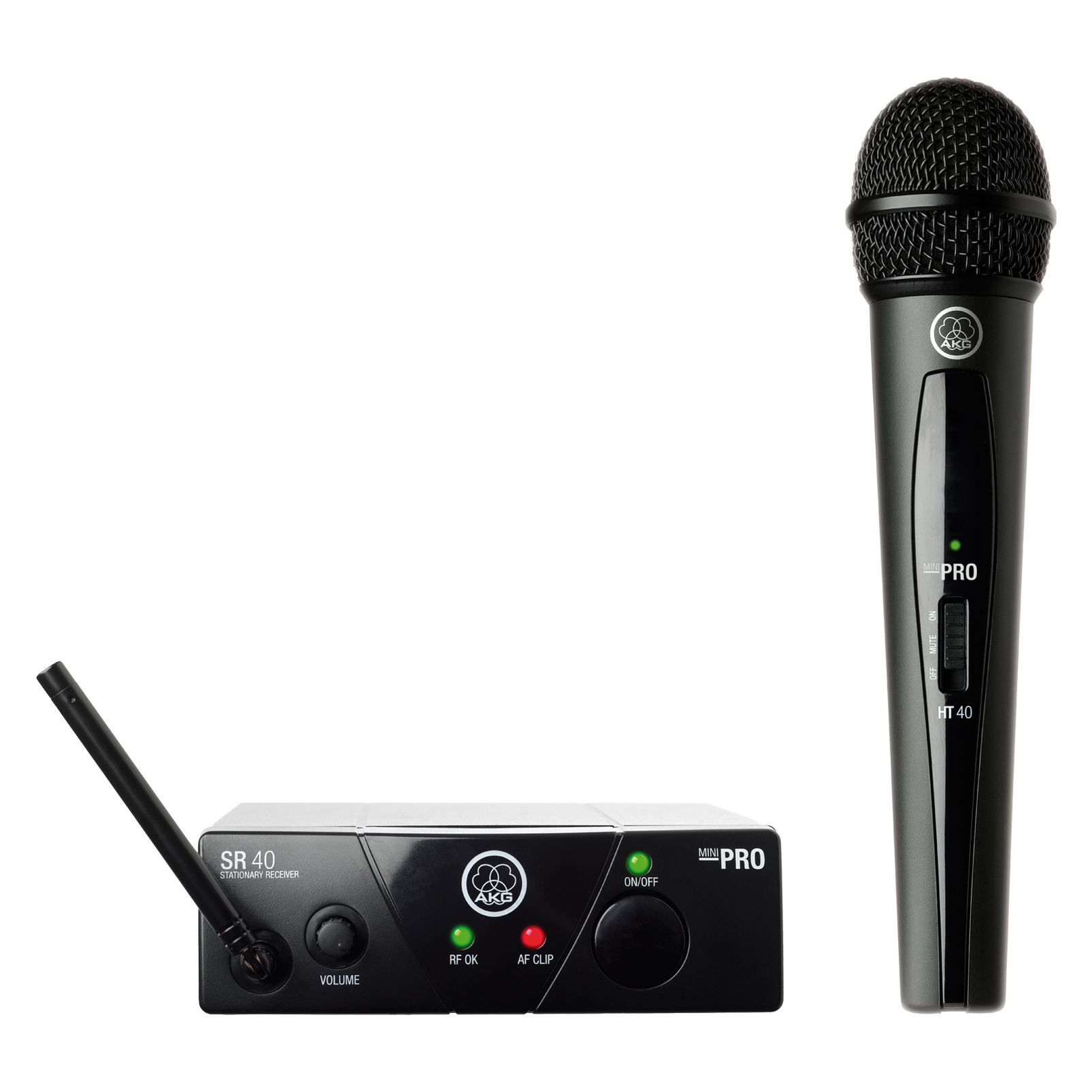 AKG Vocal Wireless System - WMS40 Mini Dual Vocal Set A+C Band