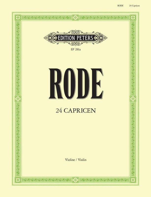 Rode: 24 Caprices for Violin